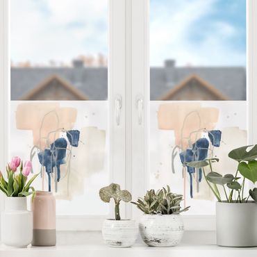 Fensterfolie - Sichtschutz - Azurit II - Fensterbilder