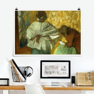 Poster - Edgar Degas - Modistin - Querformat 2:3
