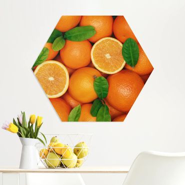 Hexagon Bild Forex - Saftige Orangen
