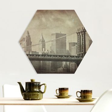 Hexagon Bild Forex - Vintage New York City