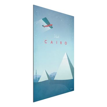 Aluminium Print - Reiseposter - Cairo - Hochformat 3:2