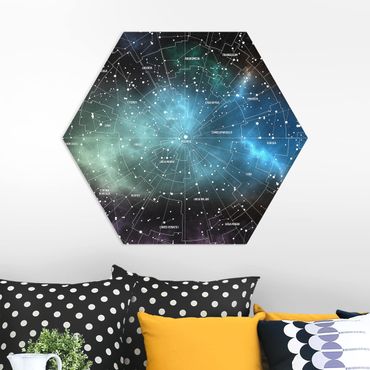 Hexagon Bild Forex - Sternbilder Karte Galaxienebel