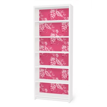 Möbelfolie für IKEA Billy Regal - Klebefolie Antikes Blumenmuster
