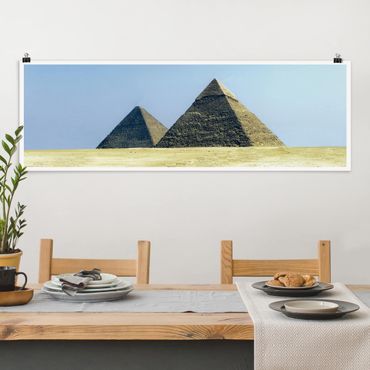 Poster - Pyramids Of Gizeh - Panorama Querformat