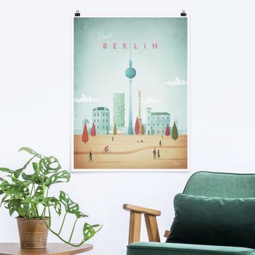 Poster - Reiseposter - Berlin - Hochformat 4:3