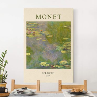 Leinwandbild Natur - Claude Monet - Seerosen - Museumsedition - Hochformat 2:3