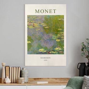 Leinwandbild - Claude Monet - Seerosen - Museumsedition - Hochformat 2:3