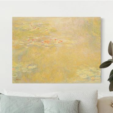 Leinwandbild Natur - Claude Monet - Seerosenteich - Querformat 4:3