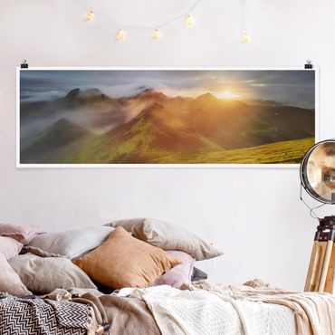 Poster - Storkonufell Island - Panorama Querformat