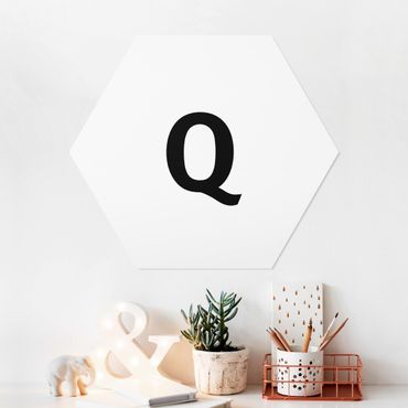 Hexagon Bild Forex - Buchstabe Weiß Q