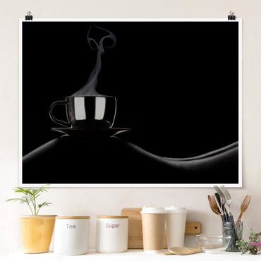 Poster - Coffee in Bed - Querformat 3:4
