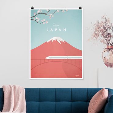 Poster - Reiseposter - Japan - Hochformat 4:3