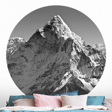 Runde Tapete selbstklebend - Der Himalaya II