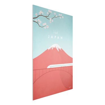 Forex Fine Art Print - Reiseposter - Japan - Hochformat 3:2
