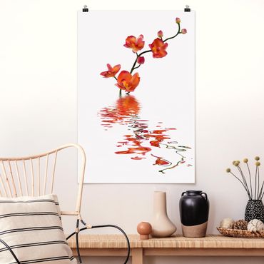 Poster - Flamy Orchid Waters - Hochformat 3:2