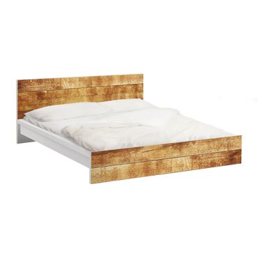 Möbelfolie für IKEA Malm Bett niedrig 180x200cm - Klebefolie Nordic Woodwall