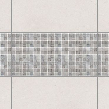 Fliesen Bordüre - Mosaikfliesen Marmoroptik 60x30 - Fliesensticker Set