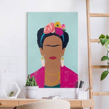 Canvas print - Frida Collage