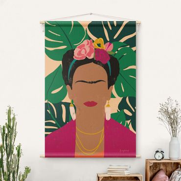 Tapestry - Frida Tropical Collage