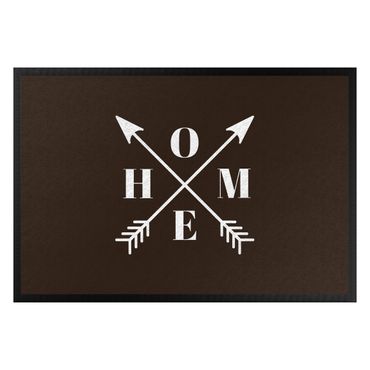 Fußmatte - HOME with arrows