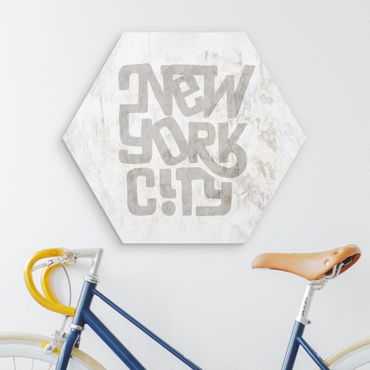 Hexagon-Forexbild - Graffiti Art Calligraphy New York City