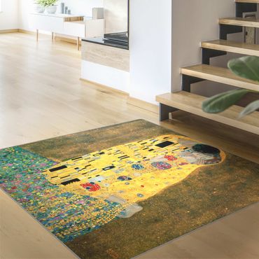 Teppich - Gustav Klimt - Der Kuß