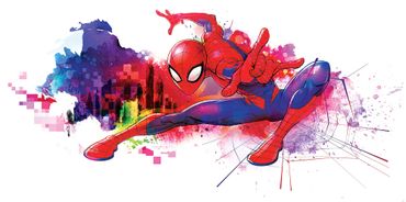 Fototapete - Spider-Man Graffiti Art