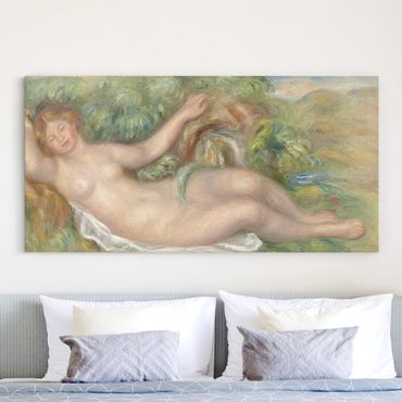 Leinwandbild - Auguste Renoir - Liegender Akt, die Quelle - Quer 2:1