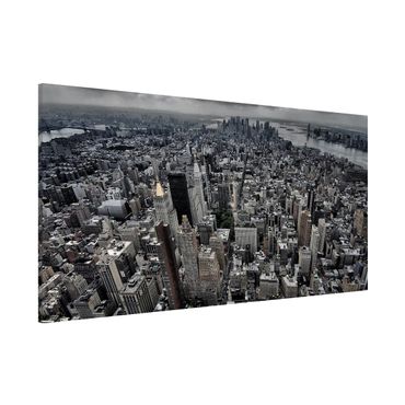Magnettafel - Blick über Manhattan - Memoboard Panorama Querformat 1:2