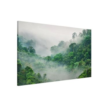 Magnettafel - Dschungel im Nebel - Memoboard Querformat