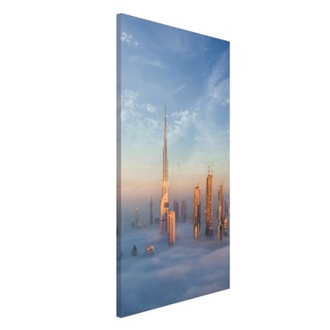 Magnettafel - Dubai über den Wolken - Memoboard Hochformat 4:3