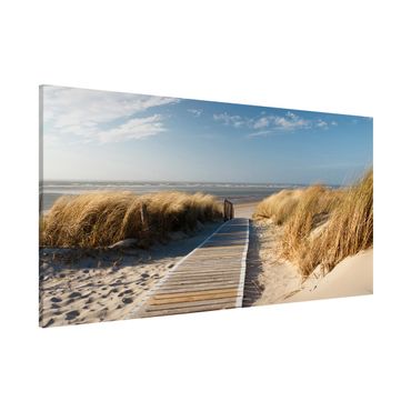 Magnettafel - Ostsee Strand - Memoboard Panorama Quer