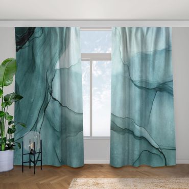Vorhang - Melierte Blautanne
