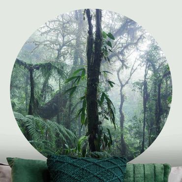 Runde Tapete selbstklebend - Monteverde Nebelwald