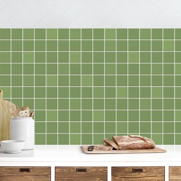 Küchenrückwand - Mosaik Fliesen - Grün