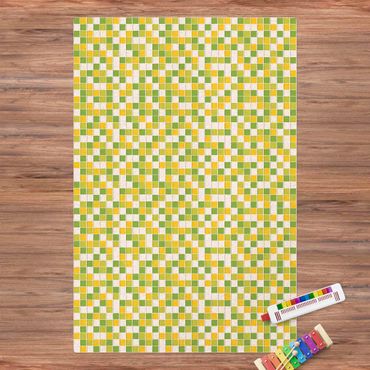 Kork-Teppich - Mosaikfliesen Frühlingsset - Hochformat 2:3
