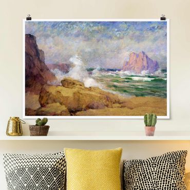 Poster - Ozean an der Bucht Malerei - Querformat 3:2