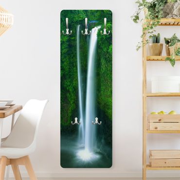 Garderobe - Paradiesischer Wasserfall - Grün