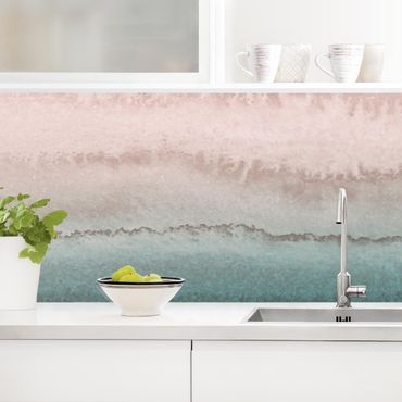 Küchenrückwand - Spiel der Farben Meeresrauschen