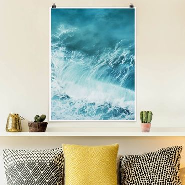 Poster - Stärke des Ozeans - Hochformat 3:4