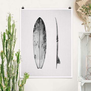 Poster - Surfboard - Hochformat 3:4