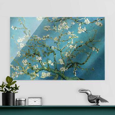 Glasbild - Vincent van Gogh - Mandelblüte - Querformat 3:2