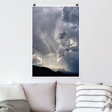 Poster - Wilde Wolken - Hochformat 2:3