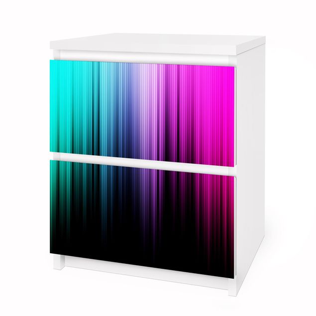 Wanddeko Büro Rainbow Display