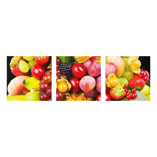 Wanddeko Büro Colourful Exotic Fruits