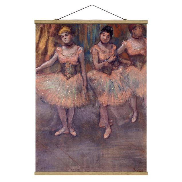 Wanddeko Schlafzimmer Edgar Degas - Tänzerinnen vor Exercice