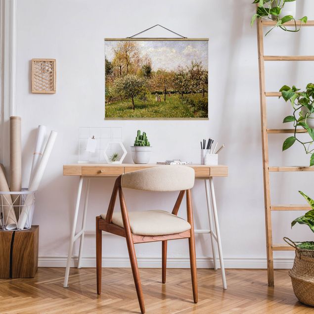 Wanddeko Schlafzimmer Camille Pissarro - Frühling in Eragny