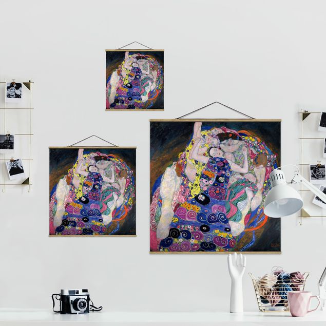 Wanddeko Büro Gustav Klimt - Die Jungfrau