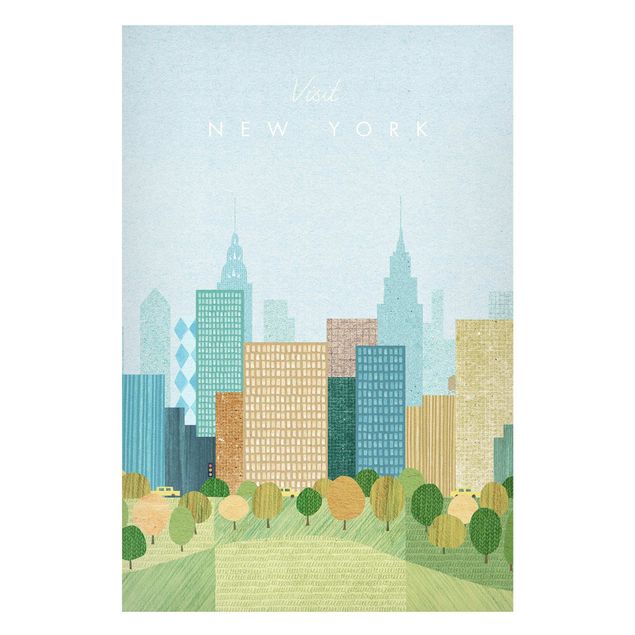Wandbilder New York Reiseposter - New York Autumn