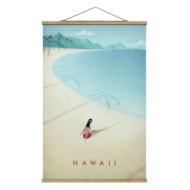 Wanddeko Flur Reiseposter - Hawaii